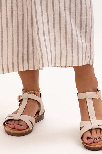 Sandales compensées basses...