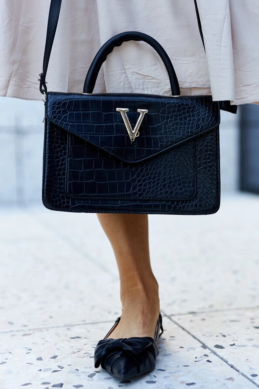 Sac bandoulière motif crocodile Barsa Sac bandoulière motif crocodile Barsa