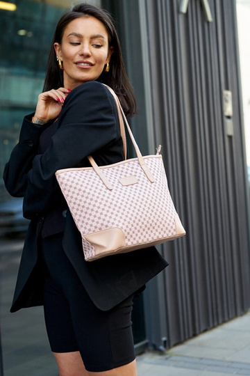 Sac bandoulière à motifs rose Kesiran 2