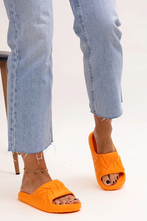 Tongs en mousse orange Cunta Tongs en mousse orange Cunta