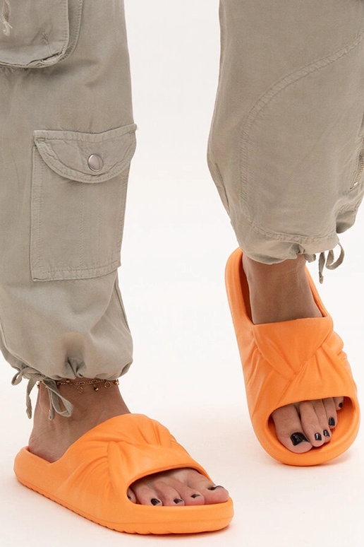 Tongs en mousse orange Cunta Tongs en mousse orange Cunta