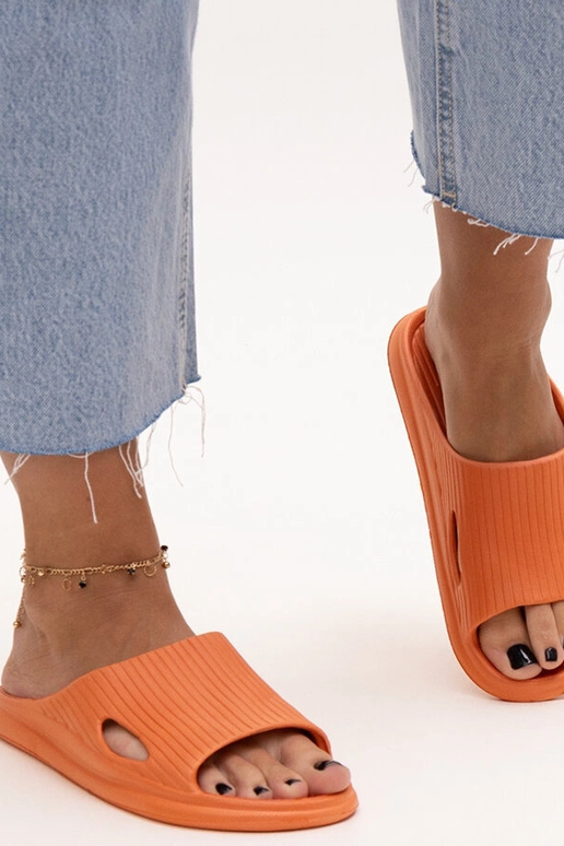 Chaussons en mousse orange Myrtile Chaussons en mousse orange Myrtile