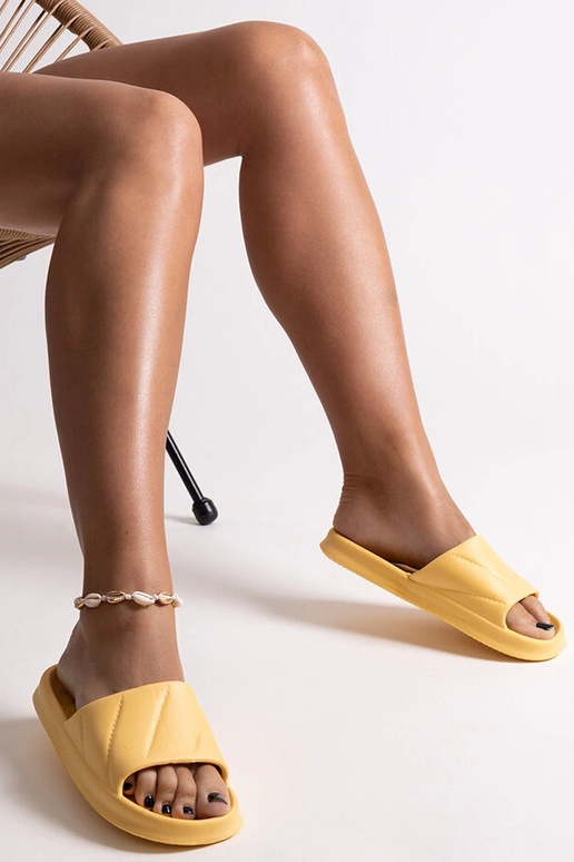 Chaussons en mousse Primula jaune Chaussons en mousse Primula jaune