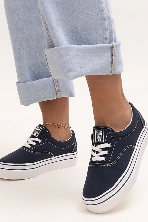 Baskets Big Star bleu marine LL274233