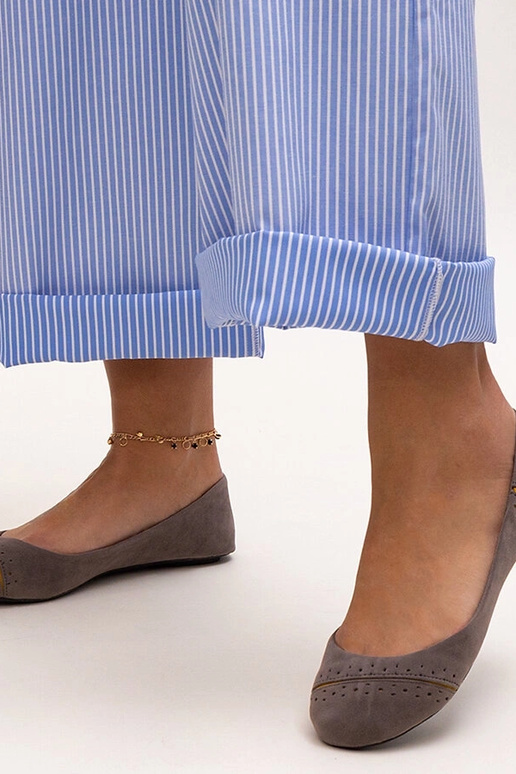 Ballerines grises classiques Dorris