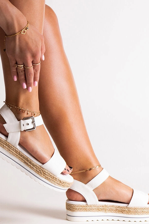 Sandales blanches Big Star LL274871 Sandales blanches Big Star LL274871