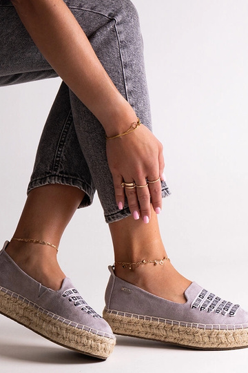 Espadrilles grises Big Star...