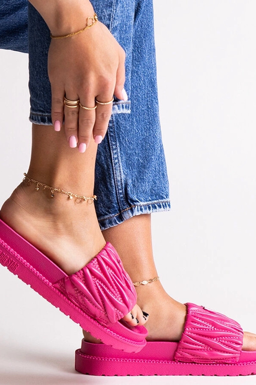 Tongs à volants Big Star roses NN274A749 Tongs à volants Big Star roses NN274A749