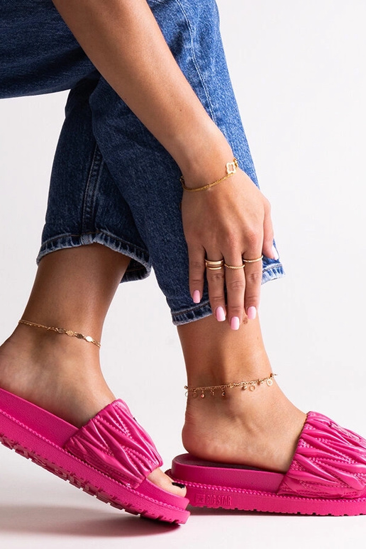 Tongs à volants Big Star roses NN274A749 Tongs à volants Big Star roses NN274A749