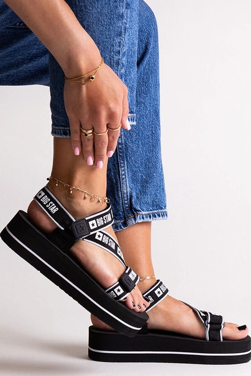 Sandales à plateforme noires Big Star...