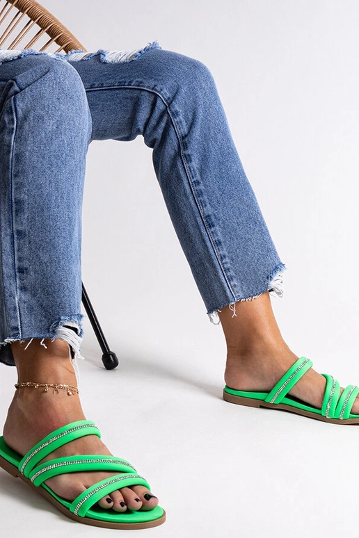 Tongs Martinela vertes en zircon Tongs Martinela vertes en zircon