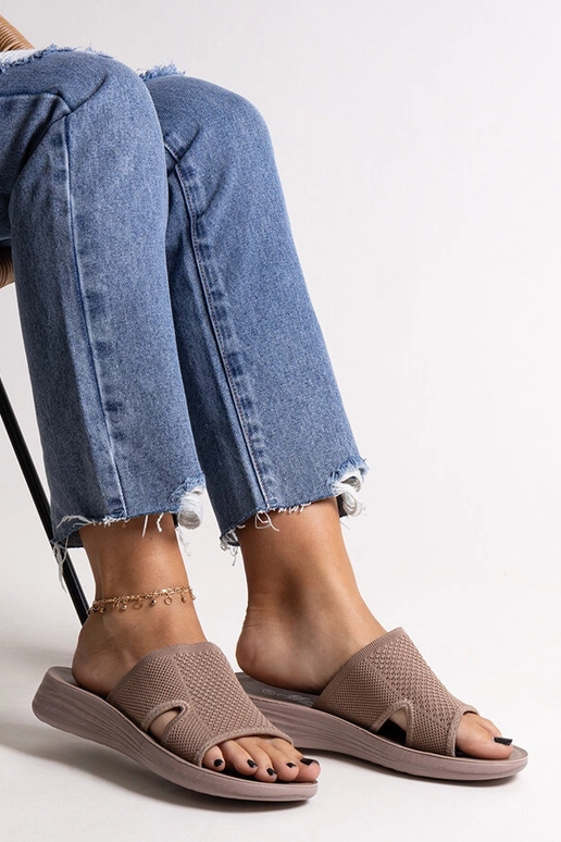 Tongs à plateforme Linah Brown Tongs à plateforme Linah Brown