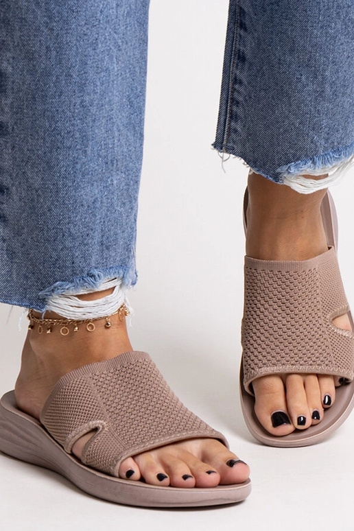 Tongs à plateforme Linah Brown Tongs à plateforme Linah Brown