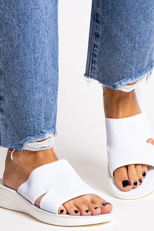 Tongs à plateforme blanches Linah Tongs à plateforme blanches Linah