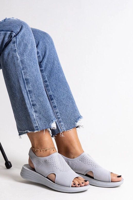 Sandales à plateforme grises Rawia Sandales à plateforme grises Rawia