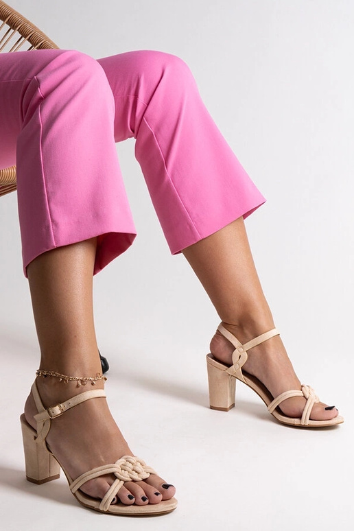 Sandales à talons hauts Shama beiges Sandales à talons hauts Shama beiges