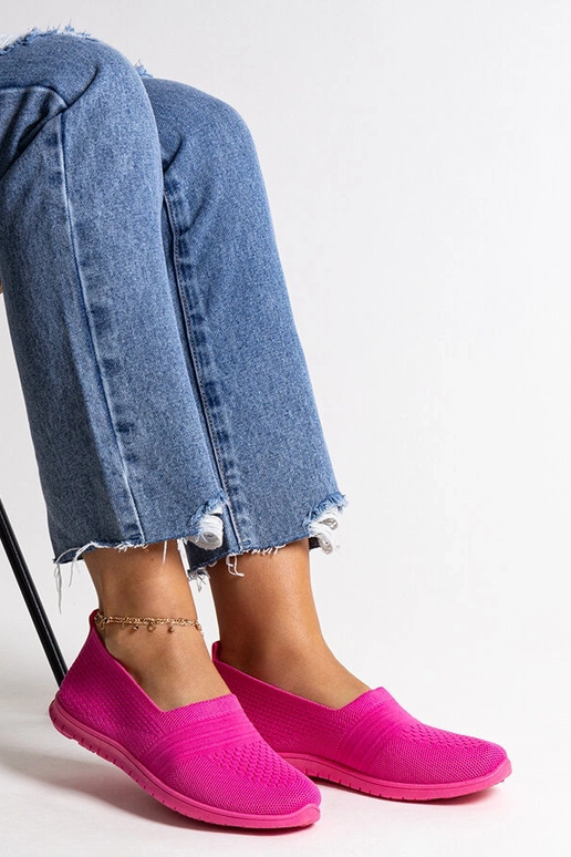 Baskets à enfiler Shalha rose foncé