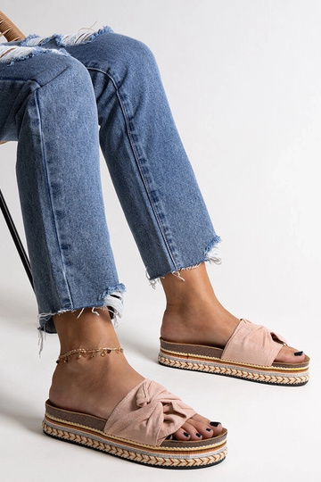 Tongs roses épaisses à... 2