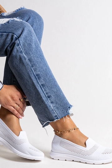 Baskets blanches à semelles...