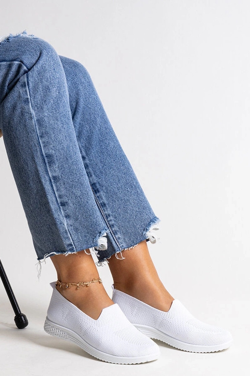 Baskets à enfiler blanches Abadly