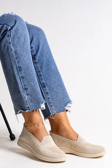 Baskets à enfiler beiges... 2