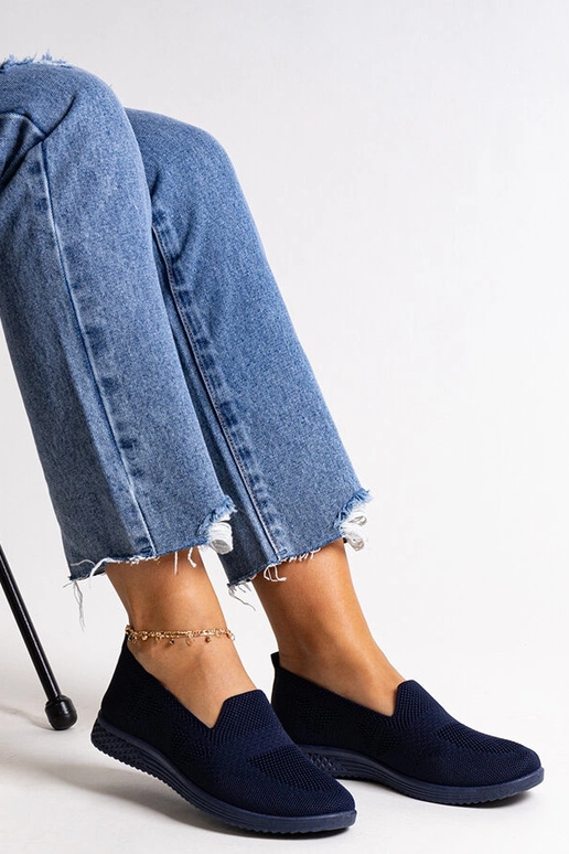 Baskets à enfiler bleu marine Abadly