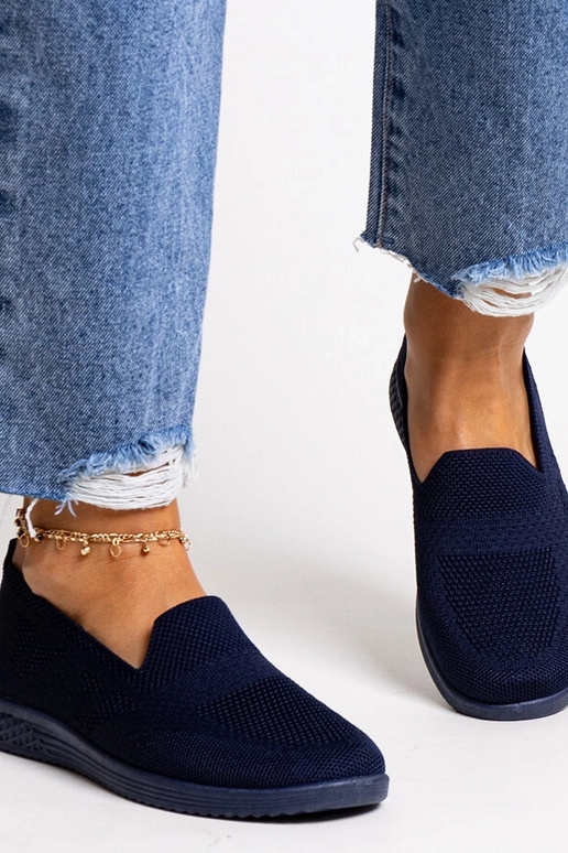 Baskets à enfiler bleu marine Abadly