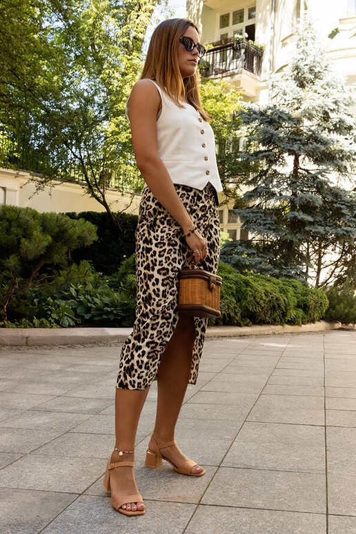 Sandales beiges à talon carré Madea Sandales beiges à talon carré Madea