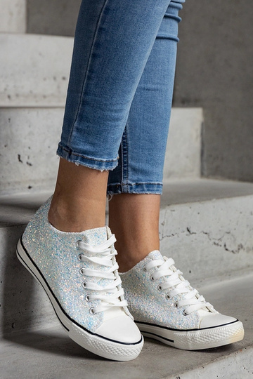 Baskets montantes vertes...