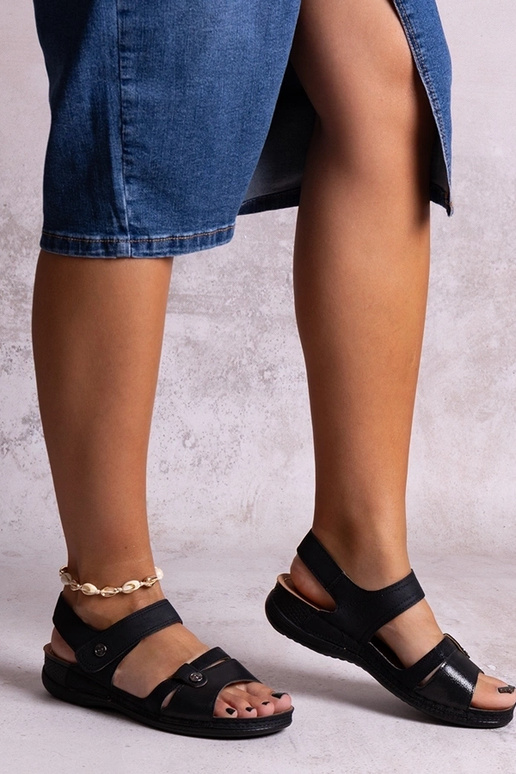 Sandales à plateforme noires Huri Sandales à plateforme noires Huri