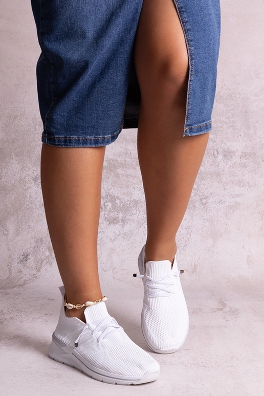 Baskets blanches à enfiler Gaberla