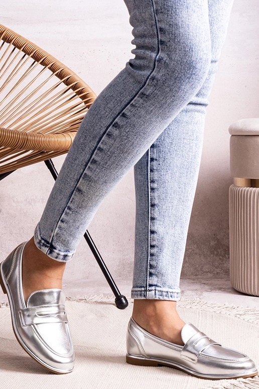 Mocassins métalliques argentés Palinka Mocassins métalliques argentés Palinka