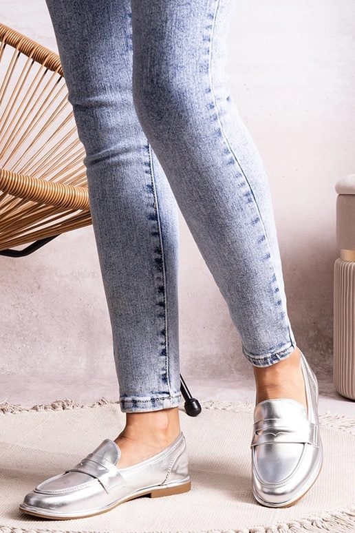 Mocassins métalliques argentés Palinka Mocassins métalliques argentés Palinka