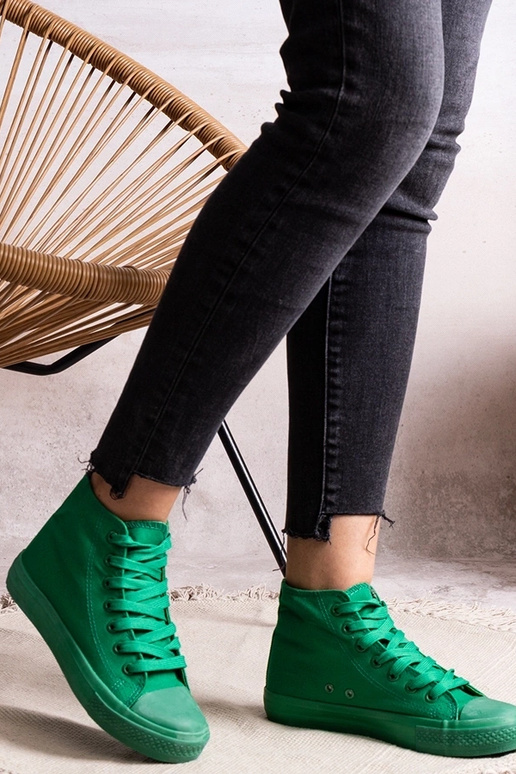 Baskets montantes vertes Ralife