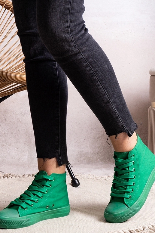Baskets montantes vertes Ralife