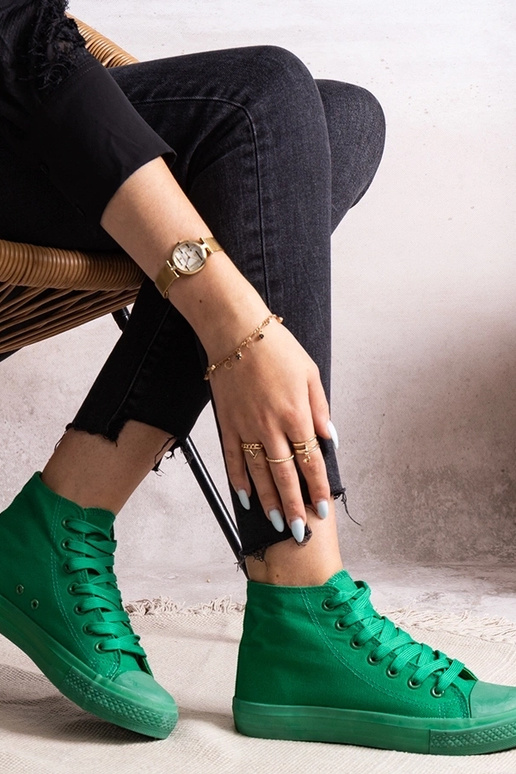 Baskets montantes vertes Ralife