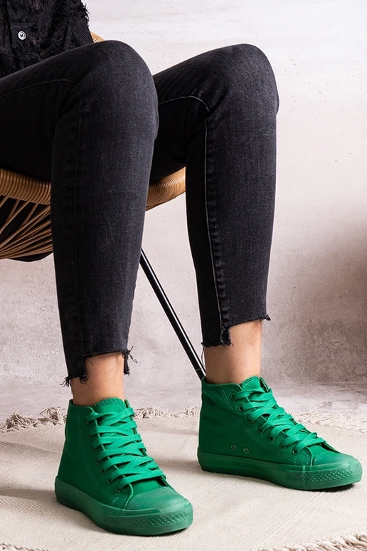 Baskets montantes vertes Ralife