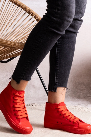 Baskets montantes rouges Ralife 2