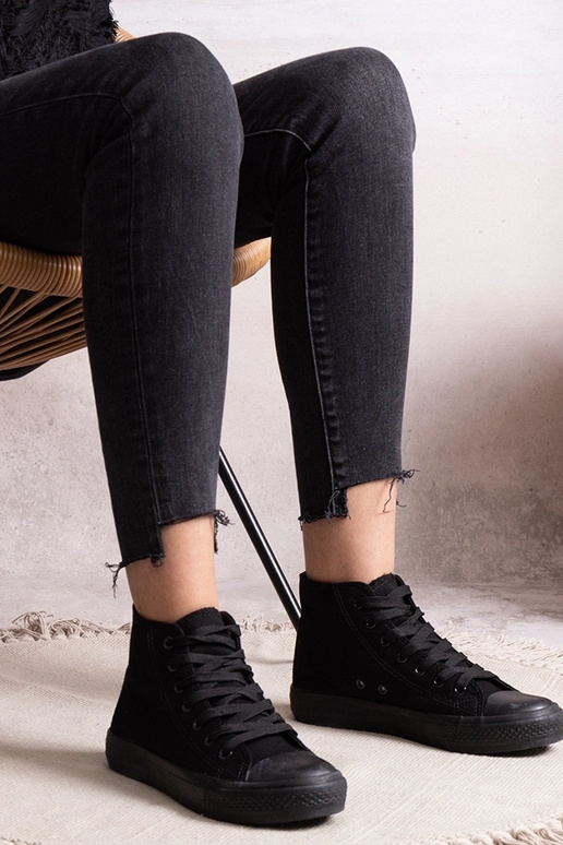 Baskets montantes noires Ralife Baskets montantes noires Ralife