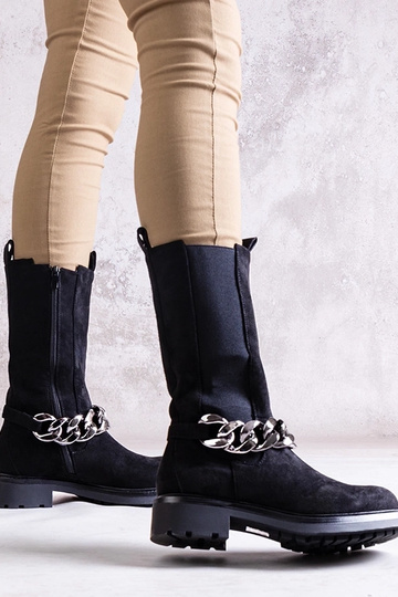 Bottines noires pour femmes...