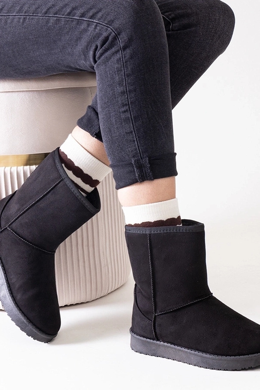 Bottes de neige classiques isolées...