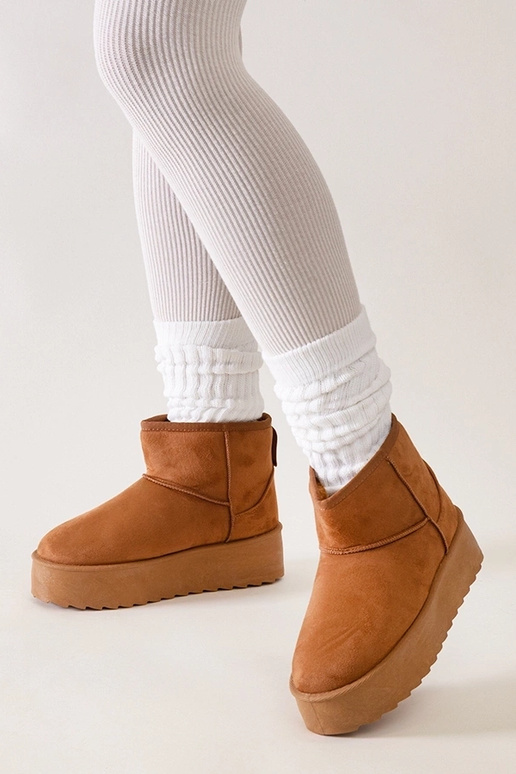 Bottes de neige marron décontractées...