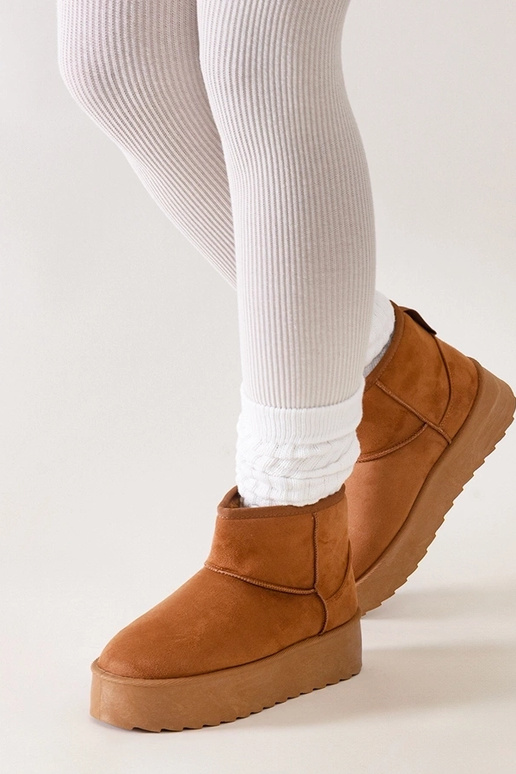 Bottes de neige marron décontractées...