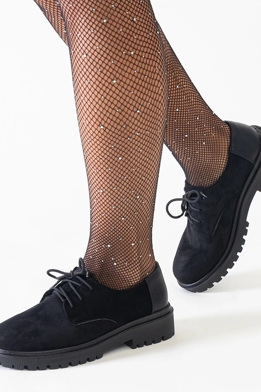 Chaussures décontractées noires à...