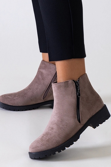 Bottines marron avec... 2