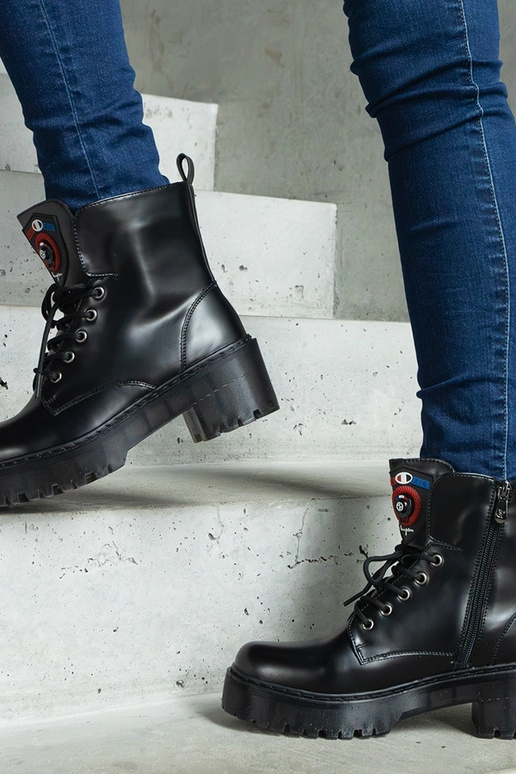 Botillons noirs pour femmes Ranco