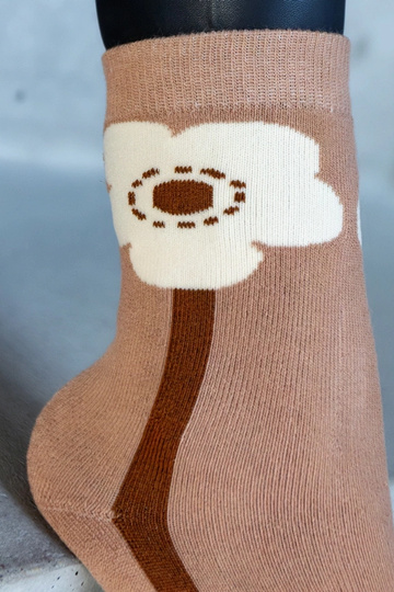 Chaussettes chaudes marron Sella