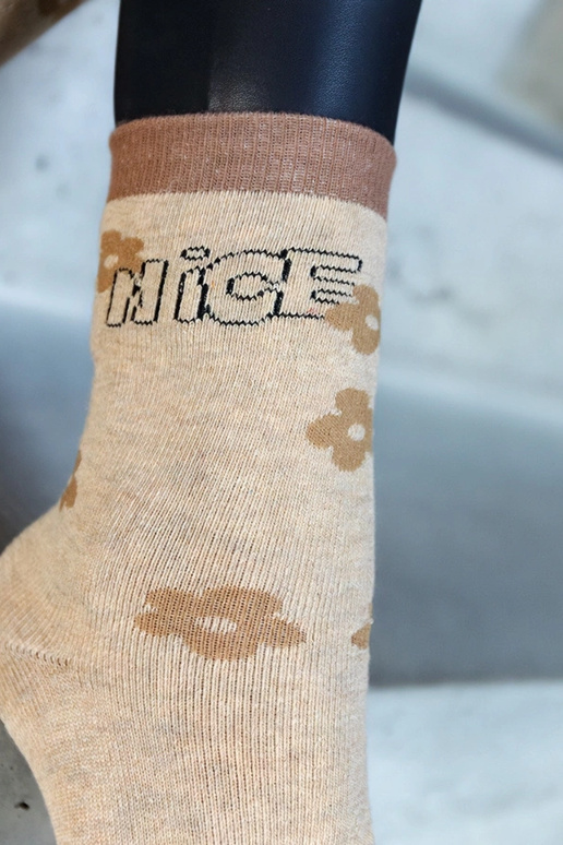 Chaussettes chaudes beiges Sella Chaussettes chaudes beiges Sella