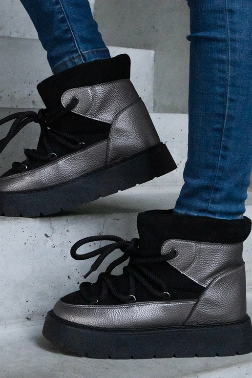 Bottes de neige à plateforme doublées...