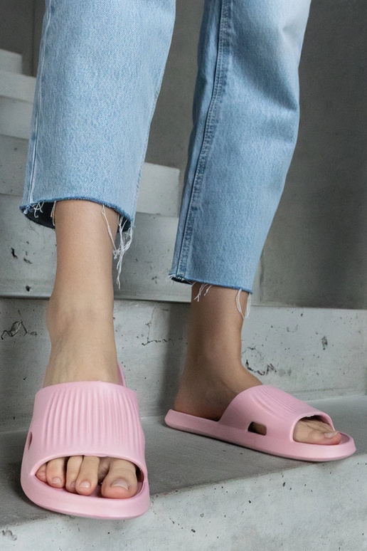 Chaussons en mousse rose Timber Chaussons en mousse rose Timber